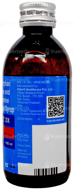 Phensedyl Dx Syrup 100ml
